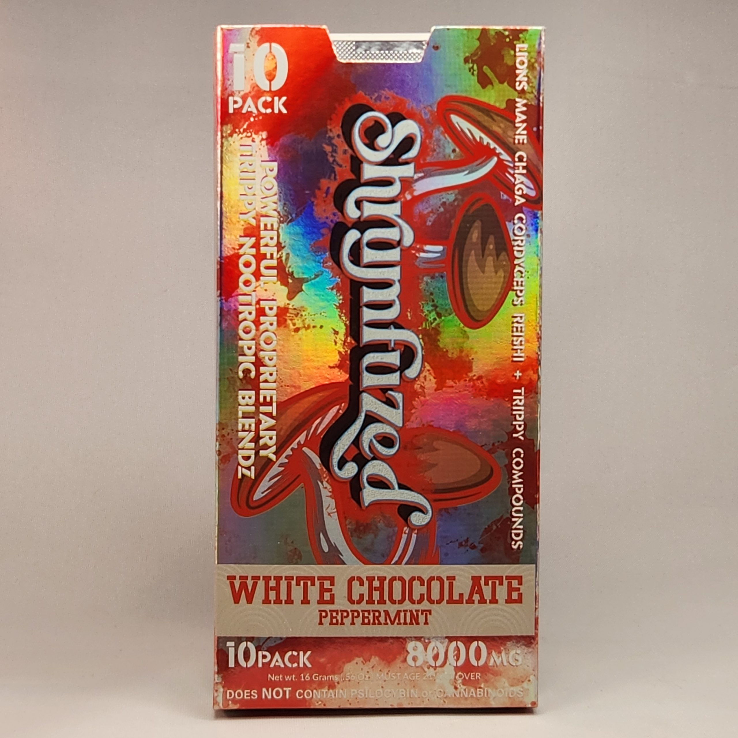 Shrumfuzed 8000mg 10pk White Chocolate Peppermint