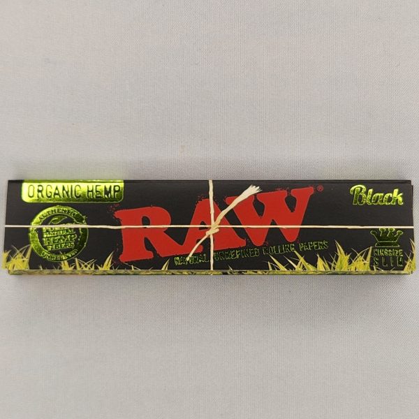 Raw Black Organic Hemp Papers King Size Slim