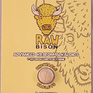 Raw Bison 7OH Single Tablet Pack